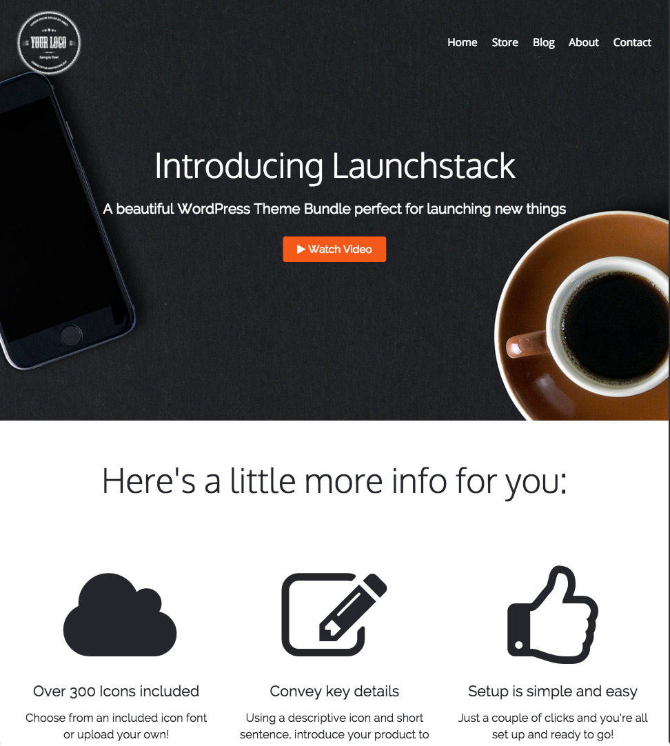 Product Launch WordPress Themes
